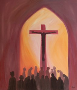 Das Opfer, das Christus dem Vater darbringt, ist ewig, zur Rettung aller, die ihr Vertrauen in ihn setzen von Elizabeth Wang