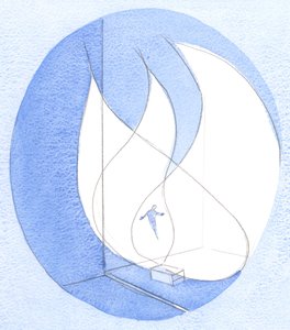 Derjenige, der sich Gott ganz hingibt (der alle Wünsche, Leben, Energie anbietet) - lobt Gott vollkommen in der Flamme von Christi Opfer von Elizabeth Wang
