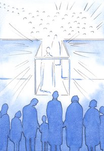 Das Tabernakel ist wie ein Flur zum Himmel, wo wir Christus und seine Heiligen treffen und uns am Ende des Lebens auf den Himmel vorbereiten können von Elizabeth Wang