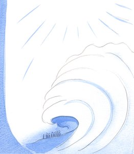 Die Unbußfertigen, wenn sie in schwerer Sünde sterben, werden aus dem Blick des Vaters wie von einer Flutwelle weggeschwemmt, 2002