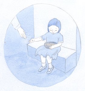 Das ist meine gegenwärtige Aufgabe, die ich gelernt habe: Wie ein Kind, das Perlen aus einem Korb verteilt, ohne sich ihres großen Wertes bewusst zu sein, aber ihre Schönheit teilt.