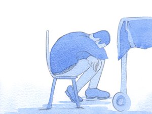 Das sehen wir in einem zärtlichen Blick: Traurigkeit, Liebe und Kummer für einen anderen in Not, die von uns praktische Hilfe und sanften Trost verlangen von Elizabeth Wang