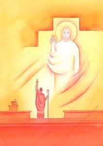 Durch jeden Bischof, der mit dem Papst in Gemeinschaft steht, heiligt, lehrt und führt uns Gott der Vater, 2002