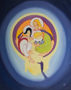 Durch Reue und Glauben an Christus erlauben wir Ihm, uns in das Herz der Heiligen Dreifaltigkeit zu ziehen. von Elizabeth Wang