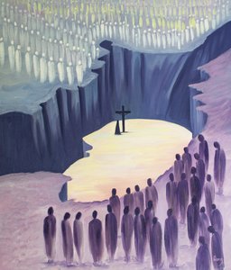 Durch die Messe sind wir mit den Heiligen um Christi ein Opfer vereint