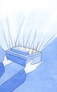 Das Opfer Christi dem Vater darzubringen ist wie eine Schatzkiste anzubieten, die durch die 