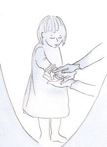 Wenn Gott unsere Sünden vergibt, ist er so zärtlich wie eine Mutter, die zu ihrem geliebten Kind kommt und sagt: "Mach dir keine Sorgen, ich werde diese Flecken bald von deinen Händen waschen"