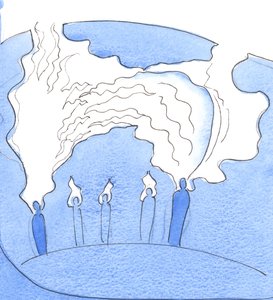 Wenn eine Seele bereit ist, mit und für eine andere zu beten, aus der Ferne, ist es, als ob das Feuer der Nächstenliebe in ihm auf diese andere Seele gerichtet ist (sowie auf Gott), 2003