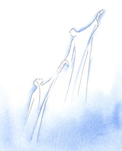 Als die selige Jungfrau Maria das Ende ihres Lebens erreichte, wurde sie von Christus, ihrem geliebten Sohn, in die Herrlichkeit erhoben