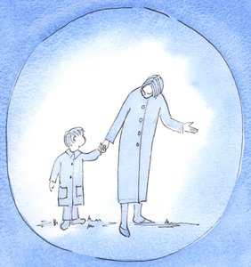 Wenn wir jemanden in Not führen und helfen, können wir wie eine Mutter sein, die ein kleines Kind führt, unterrichtet und ermutigt, 2003