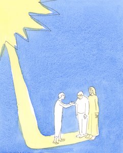 Wer bereit ist, das Gebet aufzugeben, um einem bedürftigen Nachbarn zu helfen, streckt, wenn sie hilft, die Hand nach Christus aus, der mit Liebe und Dankbarkeit zusieht