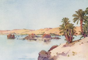 Das Kataraktbecken von der Insel Elephantine von Ella Du Cane