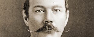 Porträt von Sir Arthur Conan Doyle von Elliott and Fry Photography Studio