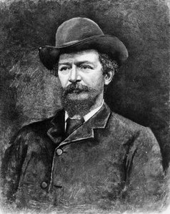 Algernon Charles Swinburne, graviert nach einem Foto