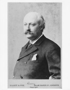 Porträt von Sir Hubert Parry (1848-1918) von Elliott und Fry Studio