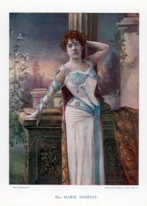 Dame Marie Tempest, englische Sängerin und Schauspielerin, 1901 von Ellis and Walery