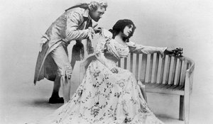 Julia Neilson und Fred Terry in Der scharlachrote Pimpernel, ca. 1905
