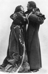 Julia Neilson und Fred Terry in Der scharlachrote Pimpernel, um 1905