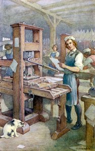 Ich begann an der Presse zu arbeiten