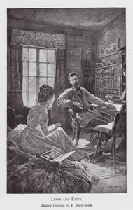 Illustration für Anna Karenina von Leo Tolstoi von Elmer Boyd Smith
