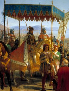 Einzug von Karl VIII. in Neapel von Eloi Firmin Feron