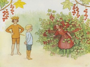 Lasse Liten im Garten 1923