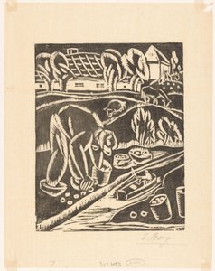 Bauernhof von Else Berg (signed by artist)