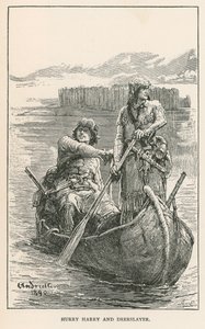 Hurry Harry und Deerslayer (Gravur)