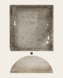 Gealterte Sepia-Formen