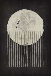 Monochromer abstrakter Mond von Ema Paraschiv
