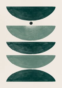 Ruhige grüne Geometrie