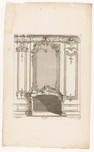 Kamin mit Putti