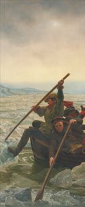 Washington überquert den Delaware River, 25. Dezember 1776 von Emanuel Gottlieb Leutze