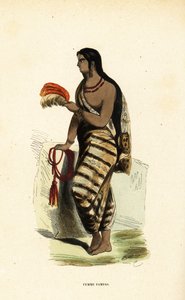 Frau der Pampas-Tiefebenen, Argentinien von Emeric Essex (after) Vidal