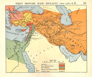 Erster Mongolenüberfall Hulagu
