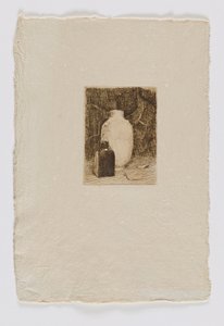 Stillleben mit Vase und Flasche (aus Portfolio)