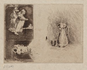 Drei Studien von Emil Carlsen