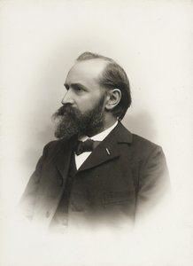 Porträt des Komponisten und Organisten Otto Malling 1848-1915, um 1900