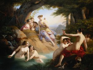 Diana und Nymphen beim Baden