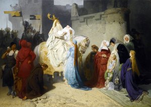 Merlin präsentiert den zukünftigen König Artus
