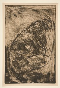 Sitzender Akt von Emil Nolde