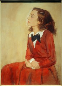 Elisabeth Bergner, Porträt von Emil Orlik