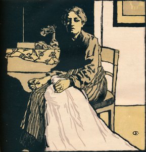 Die Näherin, ca. 1900