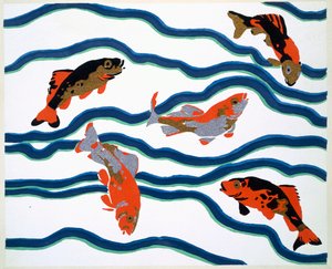 Aquatisches Designmotiv aus 