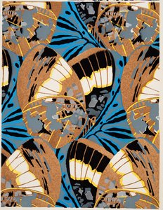 Detail aus Platte 20, aus Papillons, veröffentlicht 1925 von Émile Allain Séguy