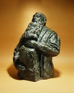 Rodin schaut zurück; Rodin Penche en Arriere, 1909 von Emile Antoine Bourdelle