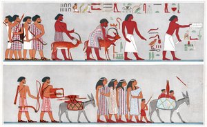 Migration im alten Ägypten, ca. 1880