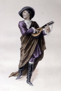 Der Graf von Almaviva, Charakter aus dem Barbier von Sevilla von Beaumarchais (1732-1799), geschaffen 1773. Illustration von Emile Bayard.