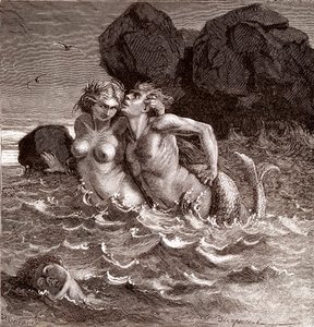 Die Meerjungfrau von Emile Antoine Bayard
