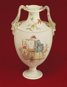 Wedgwood-Vase, spätes 19. Jahrhundert